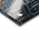 Blue Car at Sunrise Acrylic print