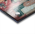 Street Conversation by the Mural Acrylic print