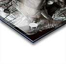 Silver Living Statue Portrait Acrylic print