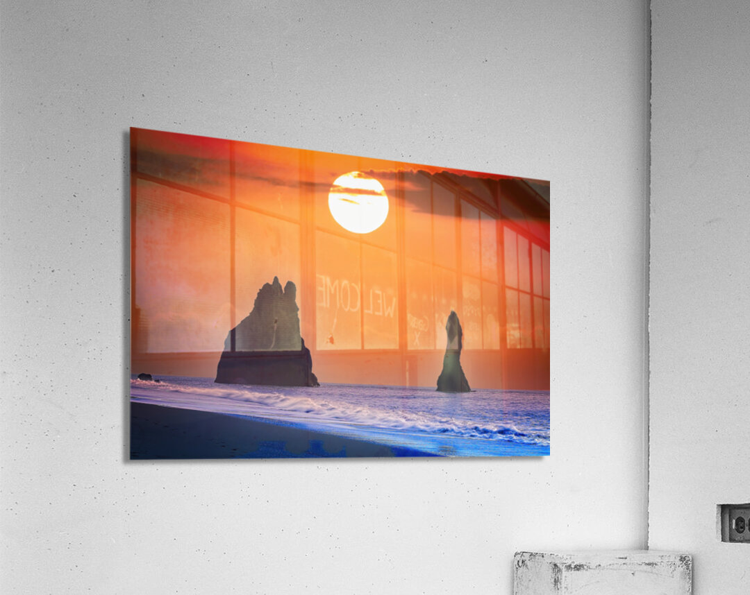 Reynisfjara Black Sand Beach Acrylic Print