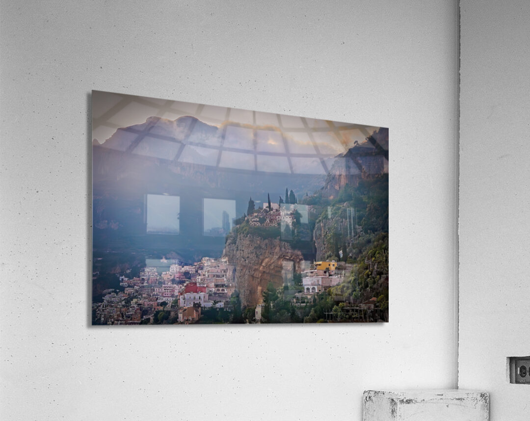 Cliffside Dawn Over Amalfi Acrylic Print