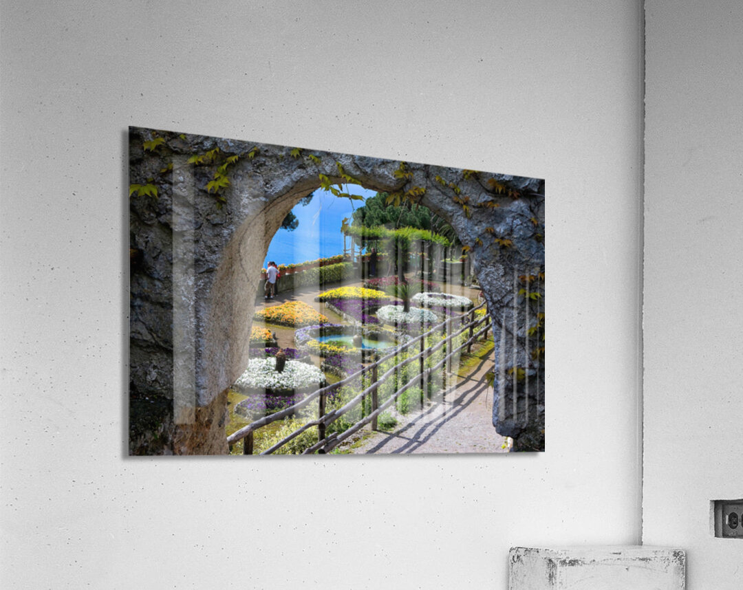 Garden Window to the Sea Acrylic Print