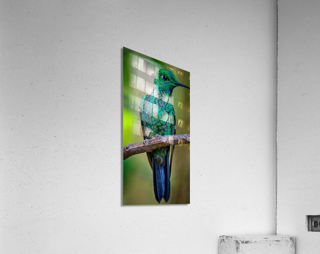Emerald Spark Acrylic Print