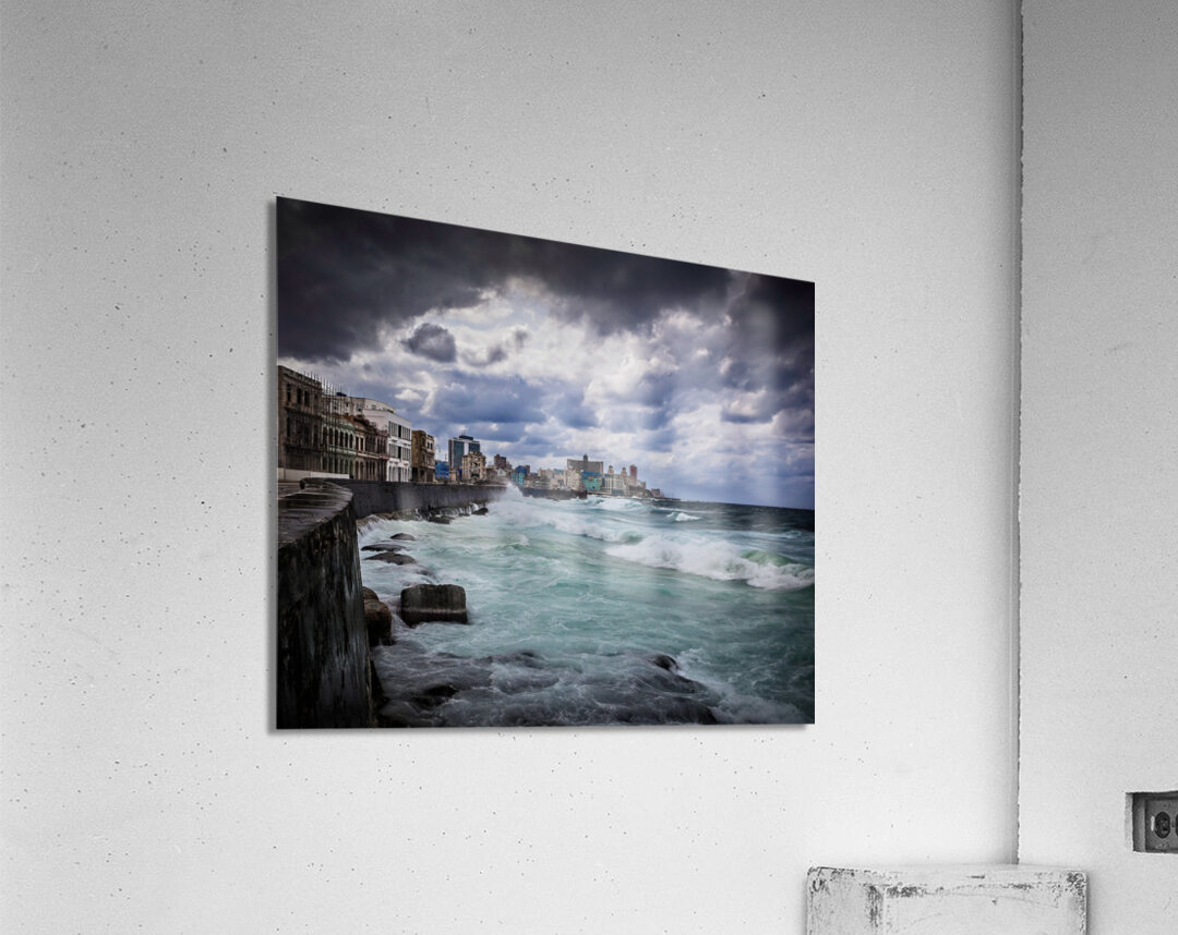 Storm Over the Malecon Acrylic Print