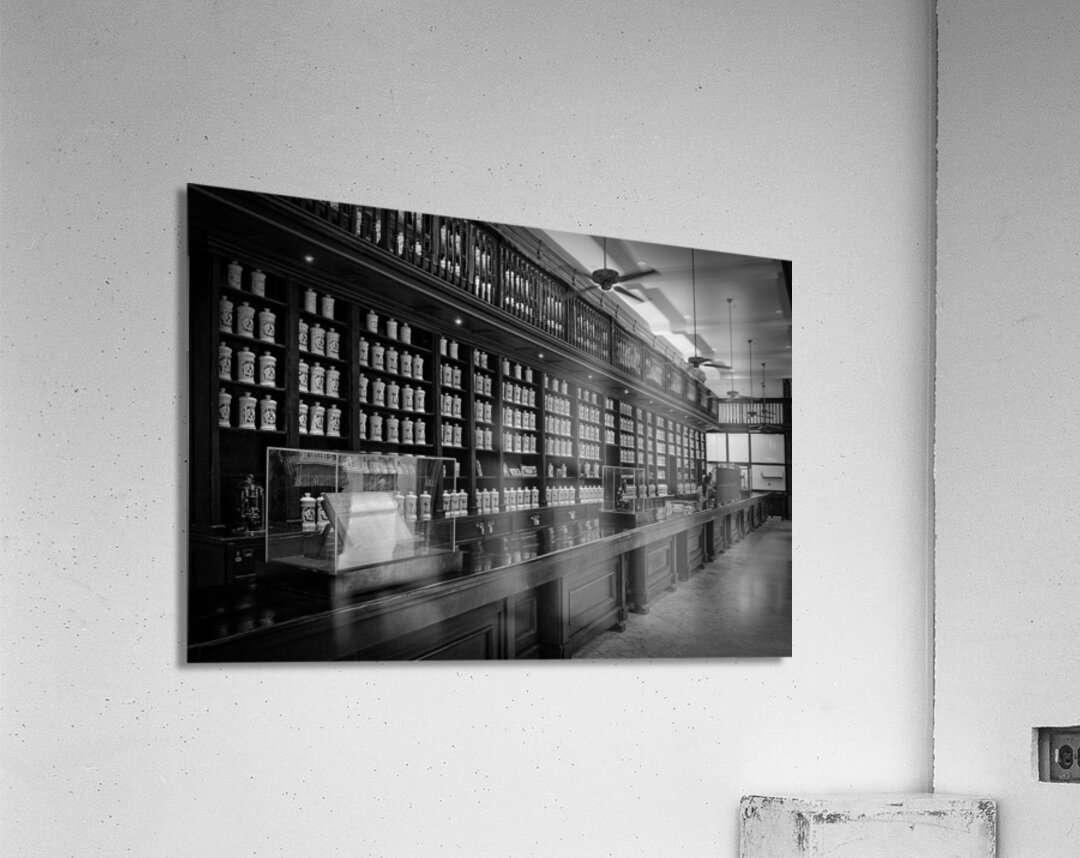 Apothecary Interior Acrylic Print