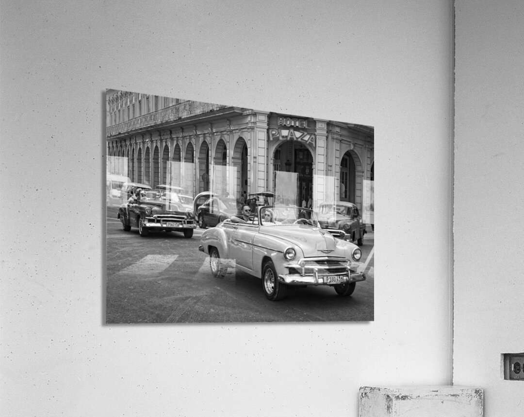 Plaza Cruisers Acrylic Print