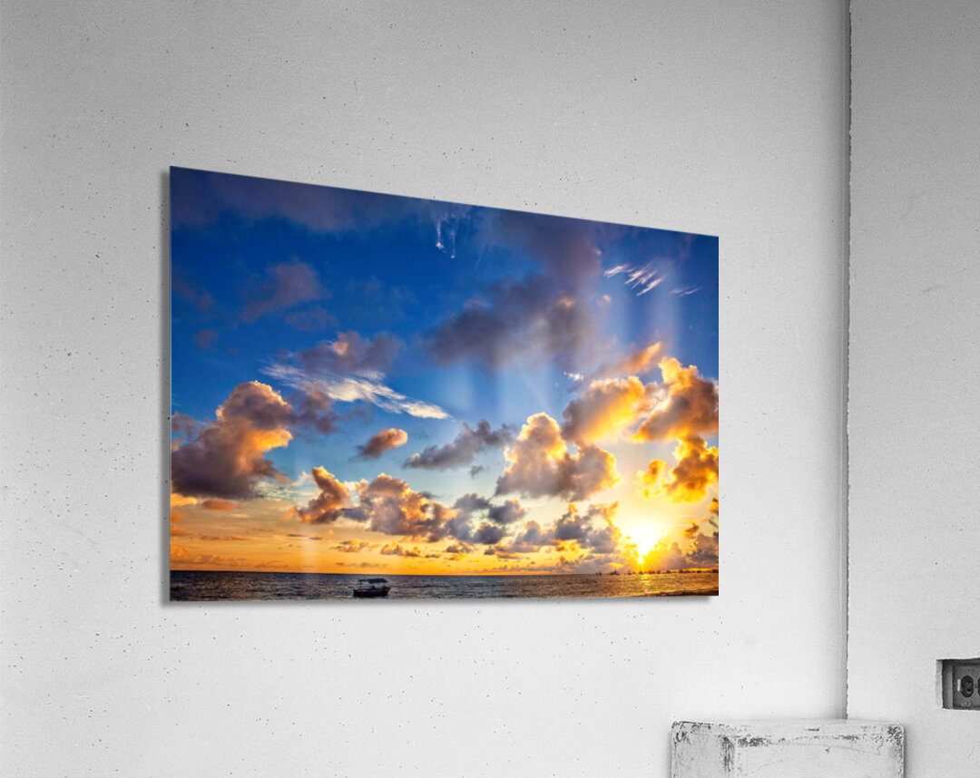 Morning Radiance Over the Sea Acrylic Print