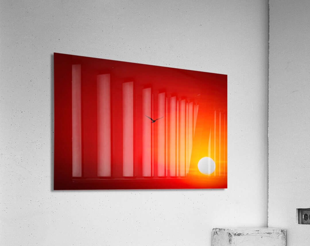 Flight Into the Fire Sky Acrylic Print