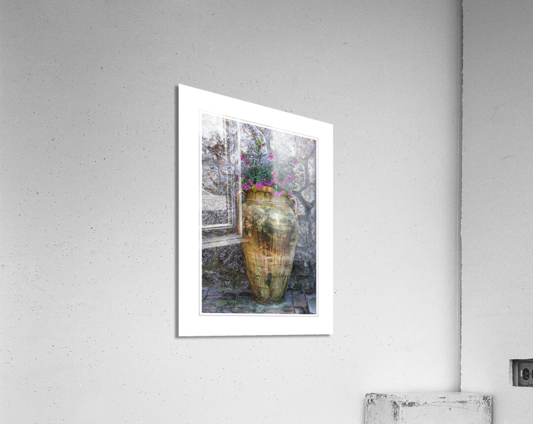 Rustic Garden Vase Acrylic Print