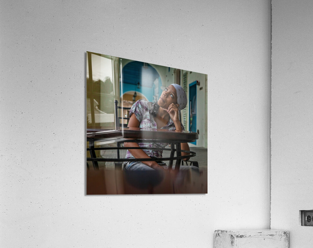 Thinking Under the Arches Acrylic Print