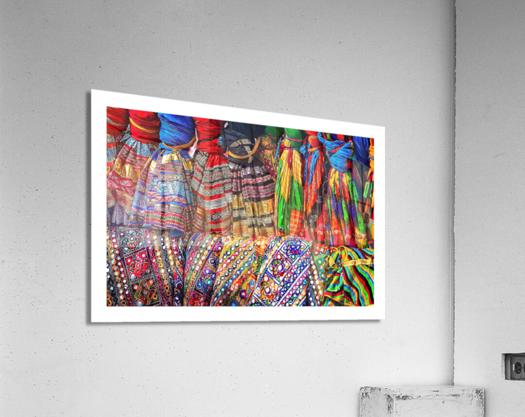 Rainbow Skirts Acrylic Print