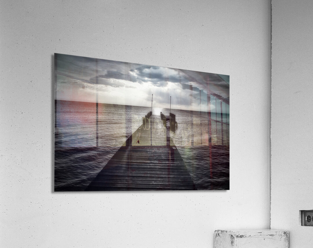 Pier Into the Light Acrylic Print