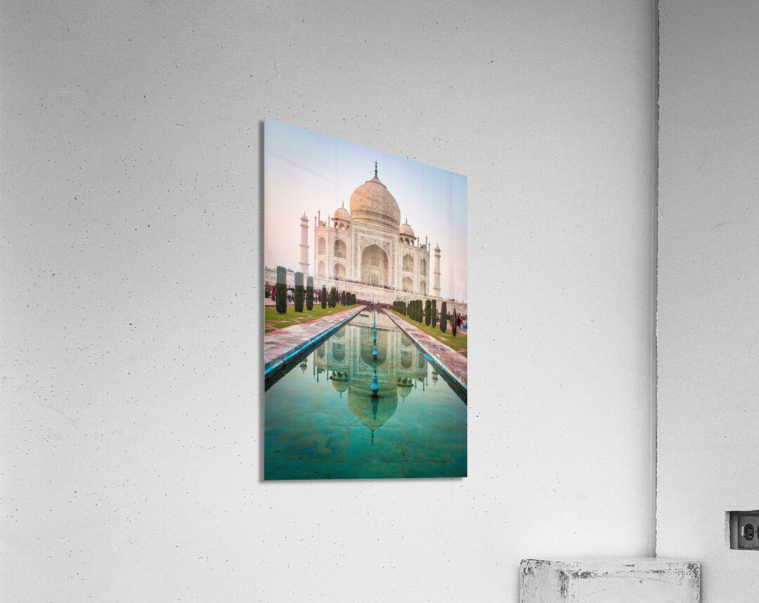 Taj Mahal Reflection Acrylic Print