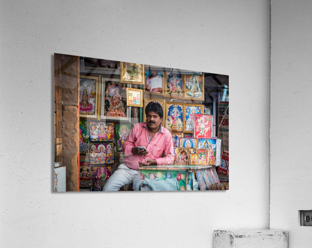 Market of Sacred Art Acrylic Print