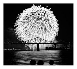 Fireworks Over the Bridge