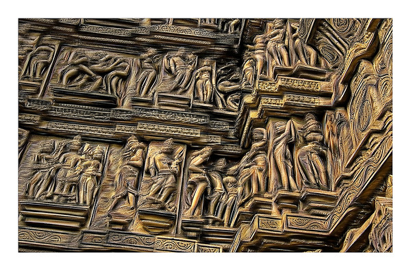 Sacred Carvings Print