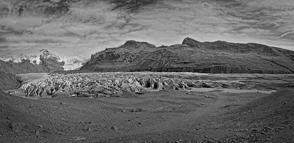 Glacier Across the Valley Print