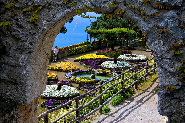 Garden Window to the Sea Print