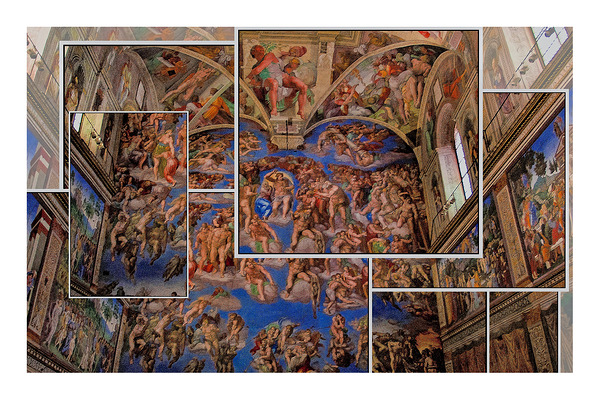 Sistine Chapel Collage Print
