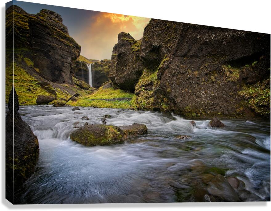 Valley of Water and Light Canvas Print