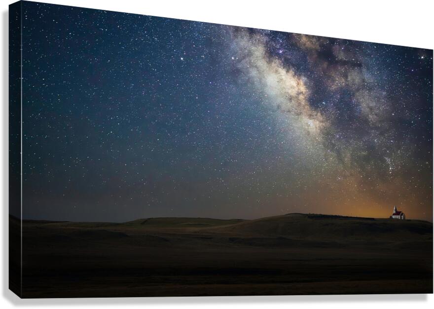 Under the Milky Way Canvas Print