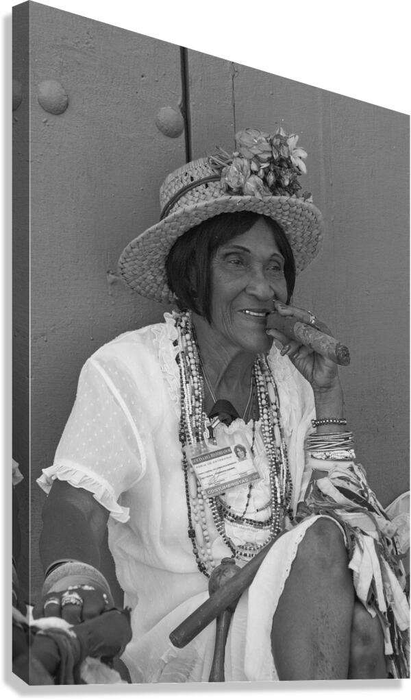 The Cigar Queen of Havana Canvas Print