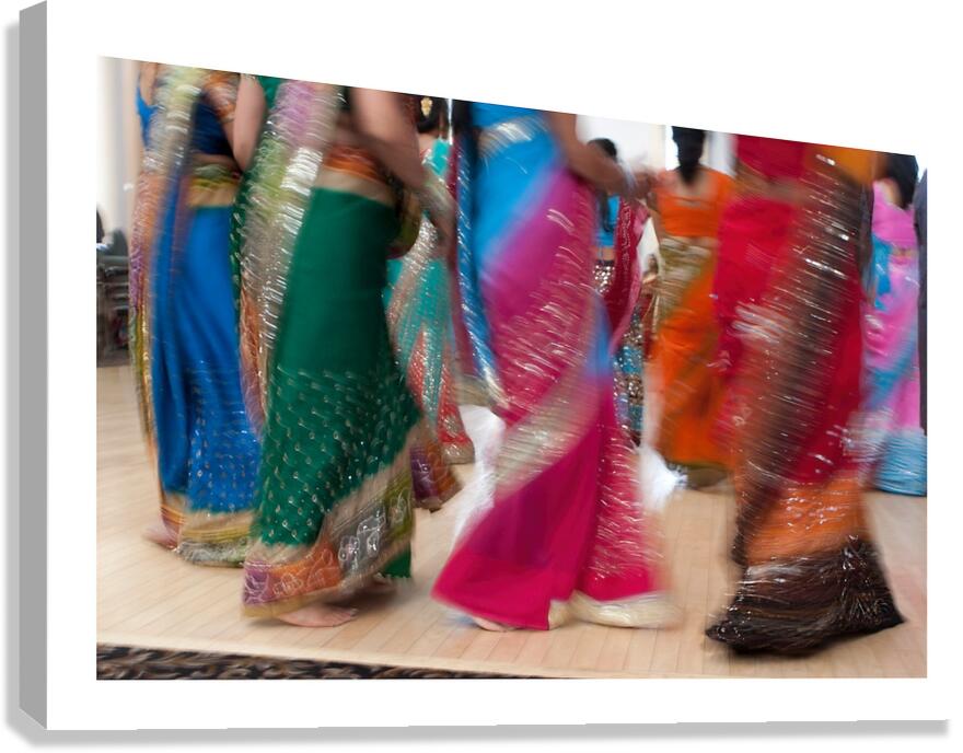 Dance of Colors Canvas Print