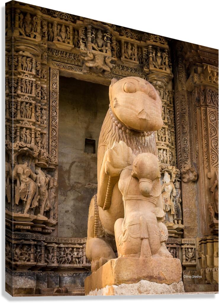 Guardian of Stone Canvas Print