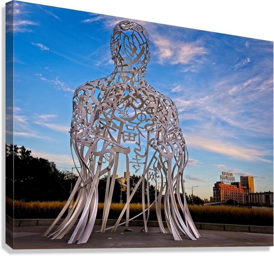 City of Symbols Canvas Print