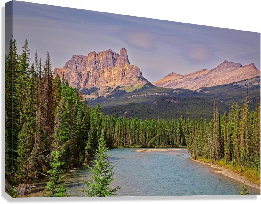 River of the Rockies Canvas Print