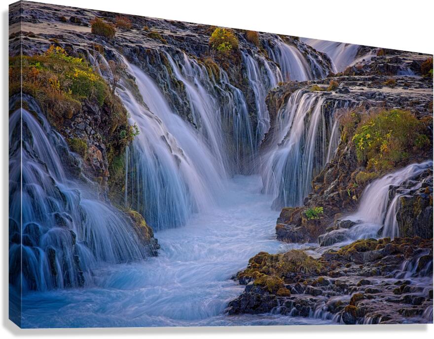 The Dance of Bruarfoss Canvas Print