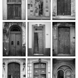 Doors in Black and White