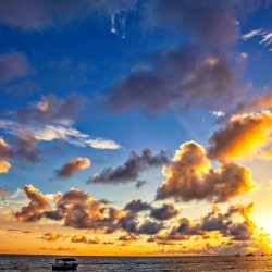 Morning Radiance Over the Sea