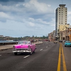 Classic Cars on the Malecon