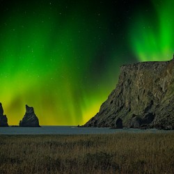 Emerald Skies Over Iceland