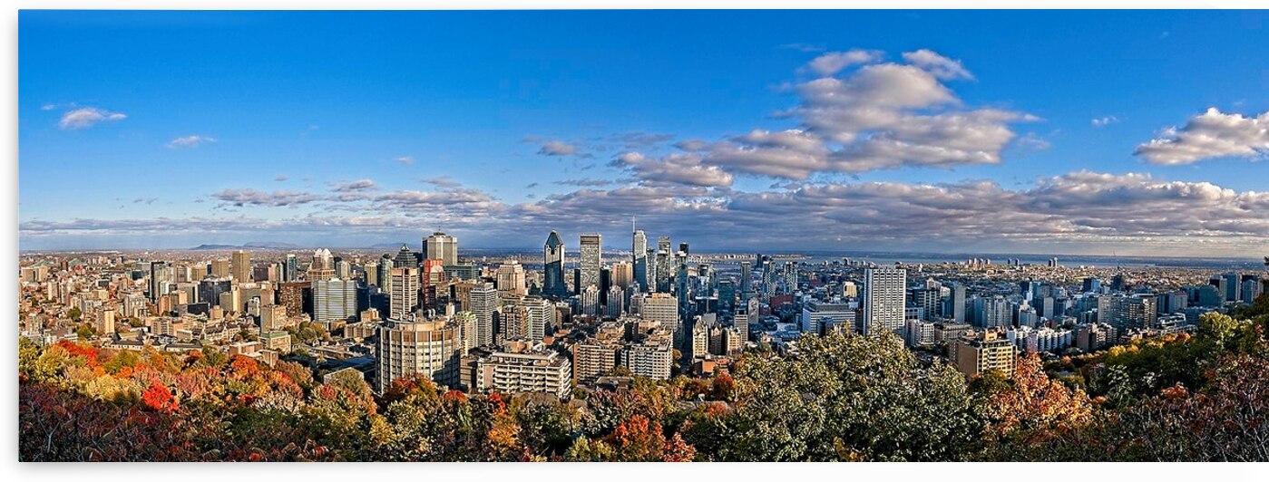 Montreal Skyline from Mount Royal by Chirag Pandya