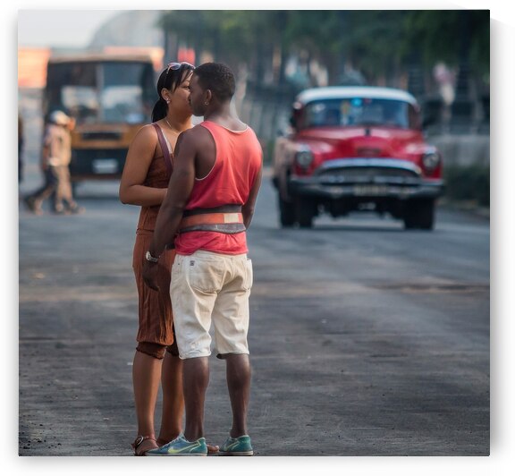 Streetcorner Kiss by Chirag Pandya
