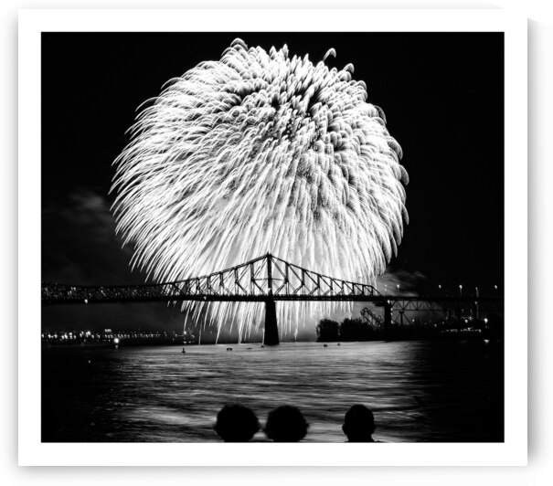 Fireworks Over the Bridge by Chirag Pandya
