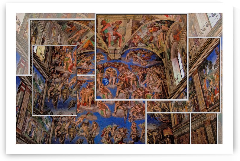 Sistine Chapel Collage by Chirag Pandya