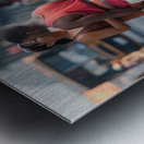 Streetcorner Kiss Metal print