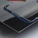 Woman With Cigar by the Wall Metal print