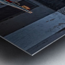 Bicycle Taxi at Golden Hour Metal print