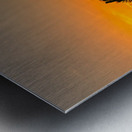 Golden Reflections at Sunset Metal print