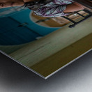 Thinking Under the Arches Metal print