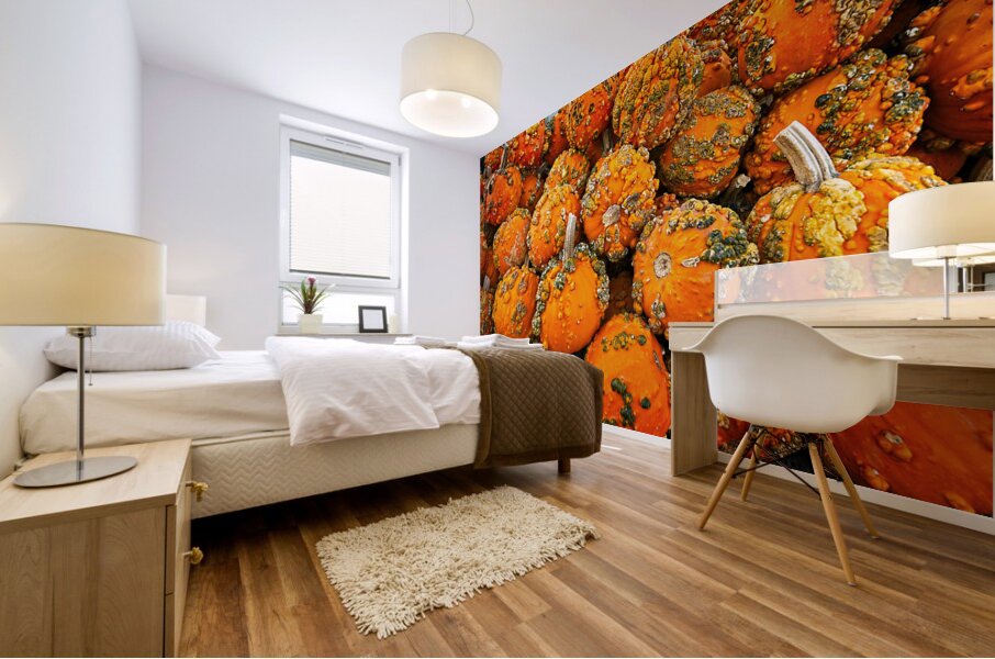 Autumn Harvest Glow Mural print