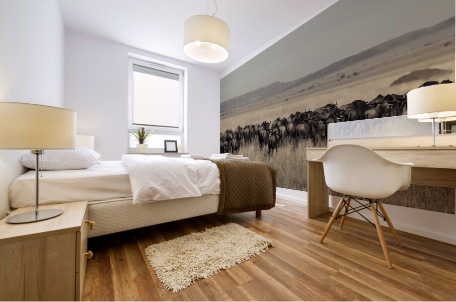 Journey of the Herd Mural print