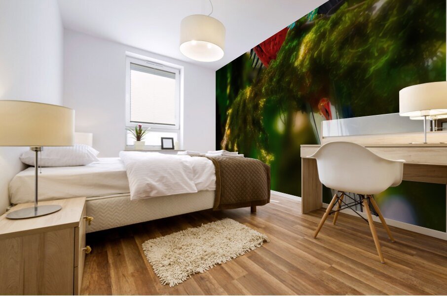 Jewel of the Cloud Forest Mural print