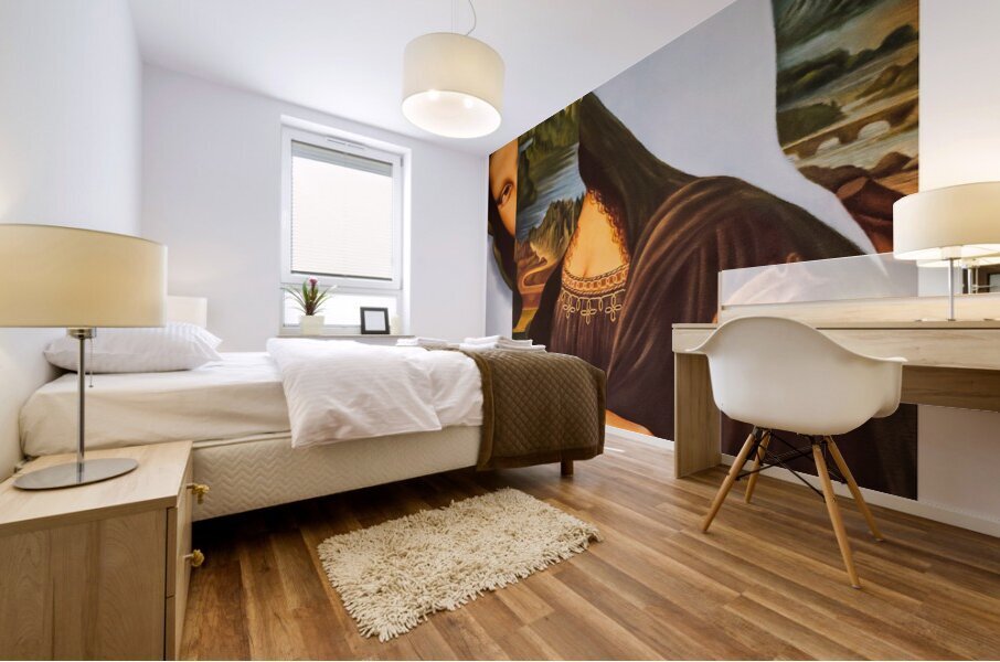 Hidden Mona Mural print