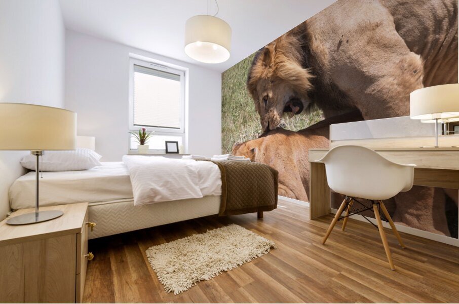 The Lions Claim Mural print