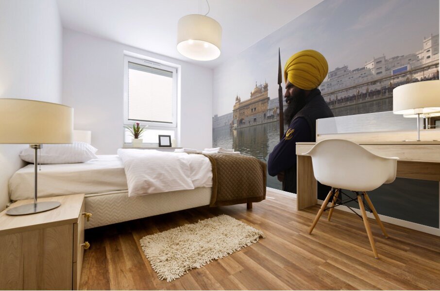 Guardian of the Golden Temple Mural print